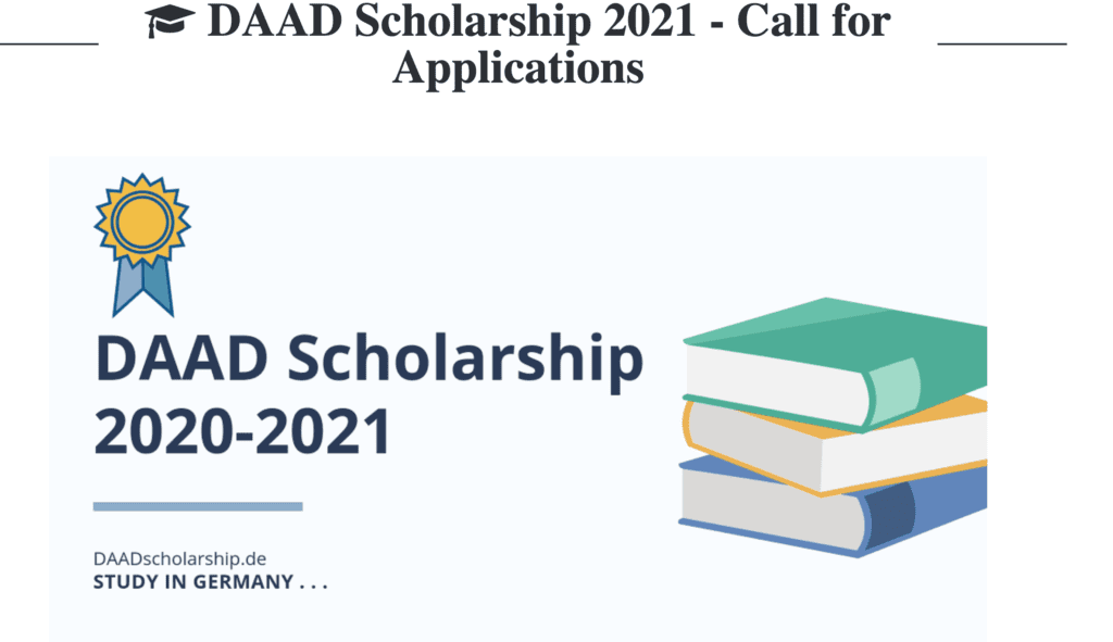 Apply for Recent Fully Funded DAAD Scholarships for Study Abroad in Germany Apply for Recent Fully Funded DAAD Scholarships for Study Abroad in Germany
